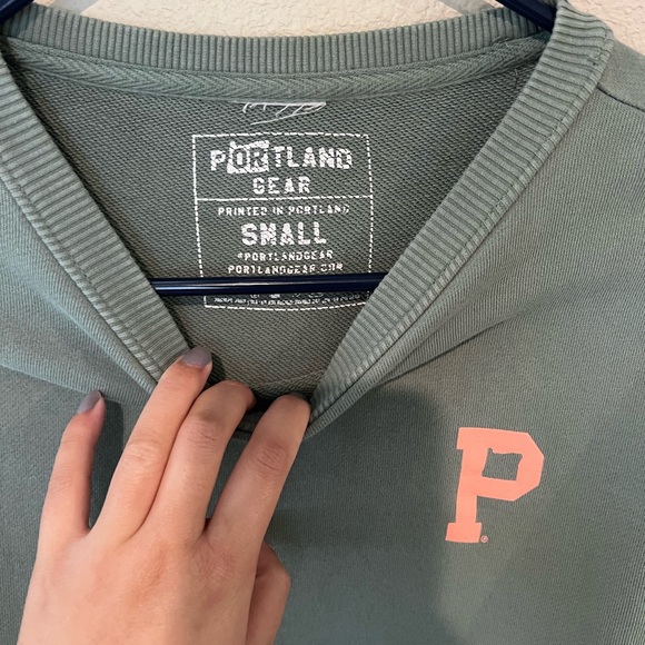Portland Gear Pull Over green Sweater - Picture 4 of 7